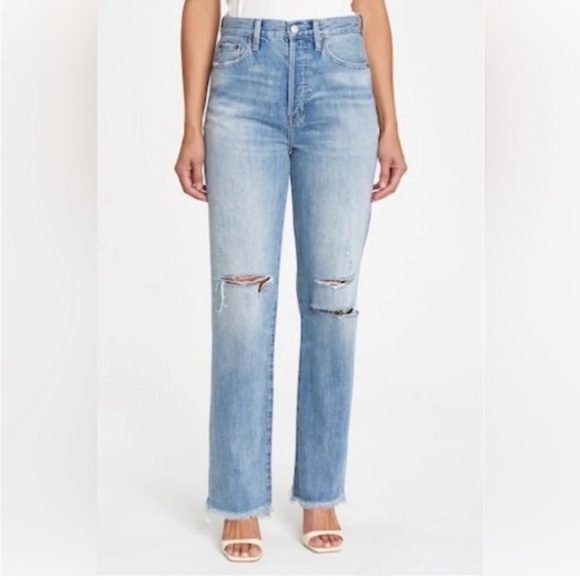 Pistola Distressed Highrise Cassie Denim